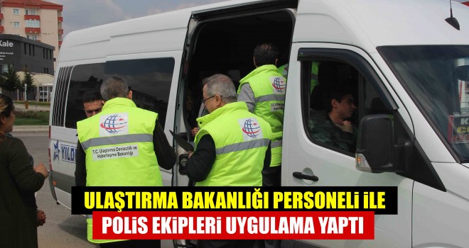 Şehirlerarası Minibüsler Denetlendi