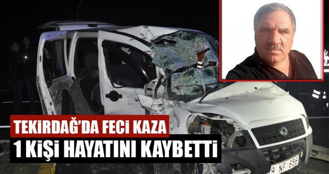 Kavşakta feci kaza: 1 ölü