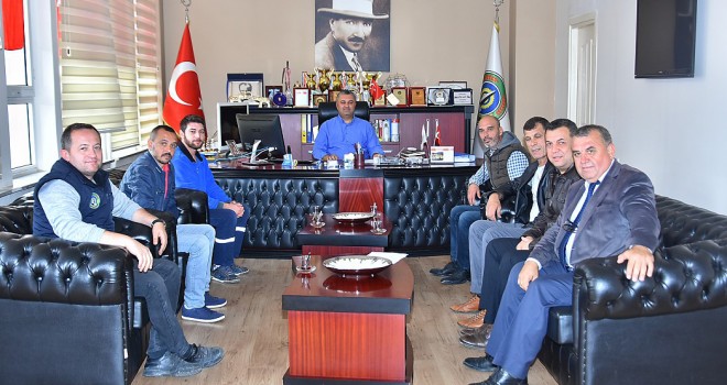 Güvercin ve Kanatlı Hayvan Sevenler Derneği’nden Başkan Yurdakul'a Ziyaret