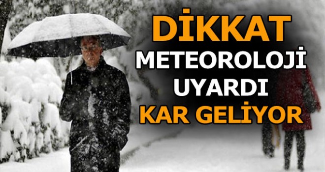TRAKYA'DA HAFTA SONU KAR YAĞIŞI VAR