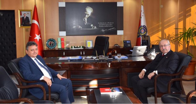 Başkan Albayrak'tan Emniyet Müdürü ve Jandarma Komutanına Ziyaret