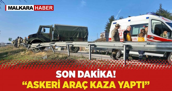 Askeri Araç Bariyere Çarptı: 8 Yaralı