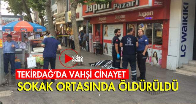 EŞİNİN AMCASI TARAFINDAN SOKAK ORTASINDA ÖLDÜRÜLDÜ