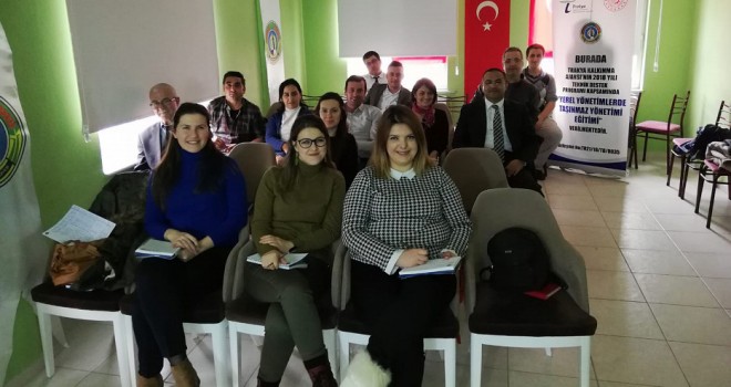 Personele “Yerel Yönetimlerde Taşınmaz Yönetimi Eğitimi” Verildi