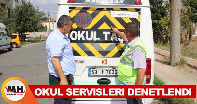 Okul Servisleri Denetlendi