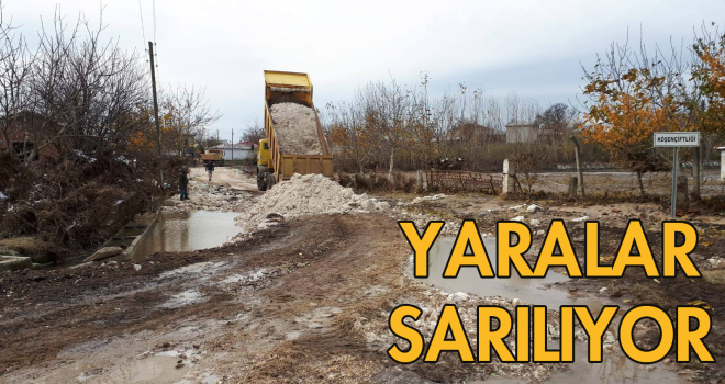 Sel Mağdurlarının Yaraları Sarılıyor