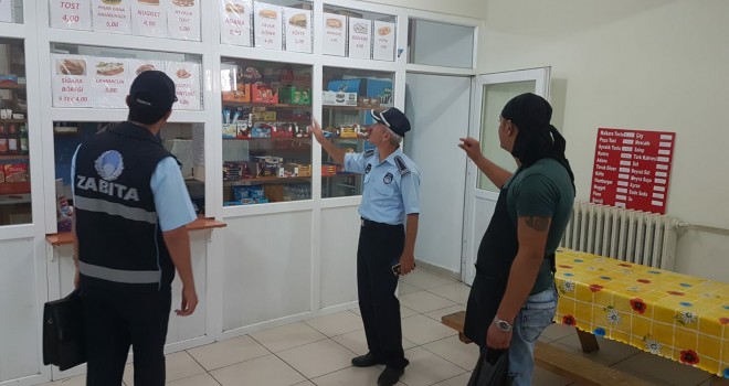 Zabıta, Okul Kantinlerini Denetledi