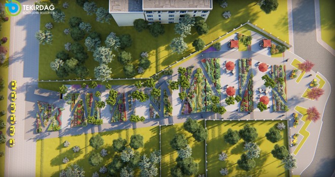 Tekirdağ'a Merdivenli Park Projesi