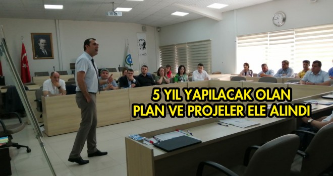 5 Yıllık Stratejik Plan Toplantısı Gerçekleştirildi