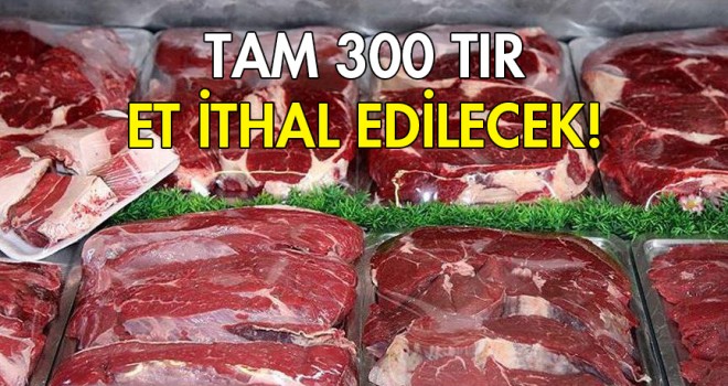 Et ve Süt Kurumu 300 tır et ithal ediyor!