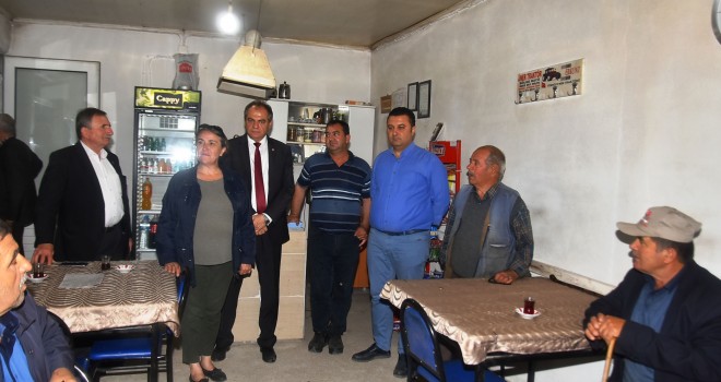 Belediye Başkanı Ulaş Yurdakul ve Tekirdağ Milletvekili Adayı Adem Dalgıç Mahalleleri Ziyaret Etti