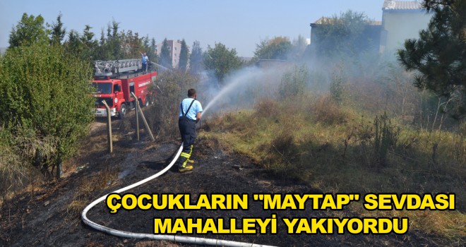 Çocukların Maytap Sevdası Mahalleyi Yakıyordu
