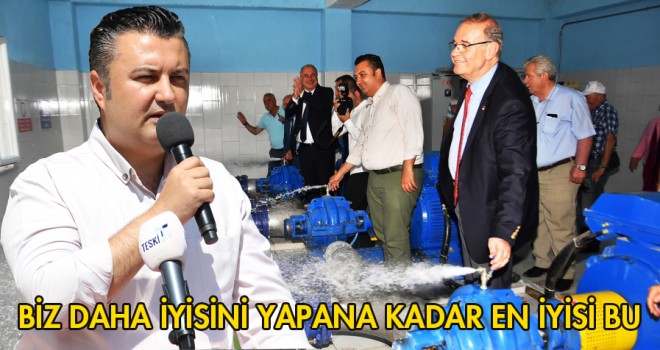 Gönence Mahallesi İçme Suyu Terfi Merkezi Açıldı