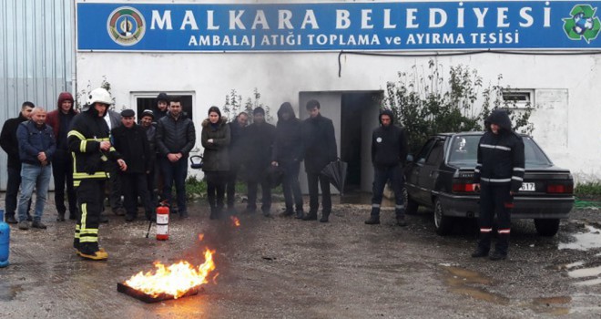 Belediyeden Yangın Güvenliği Eğitimi