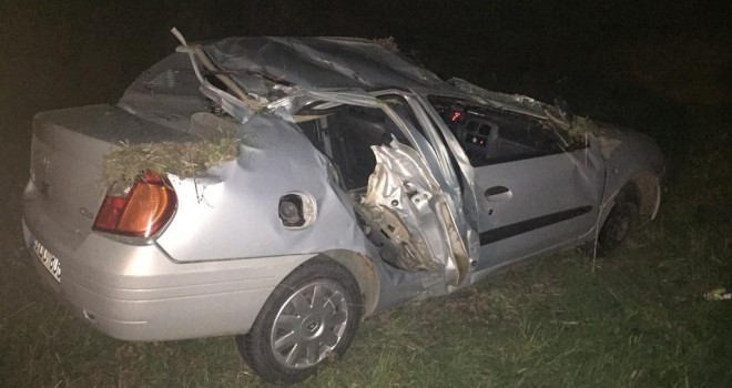 Genç Kız Kaza’da Ağır Yaraland