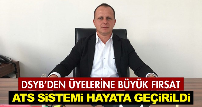 DSYB’DEN ÜYELERİNE ÖDEME KOLAYLIĞI