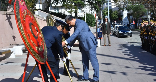 29 Ekim Cumhuriyet Bayramı Çelenk Töreni Gerçekleştirildi