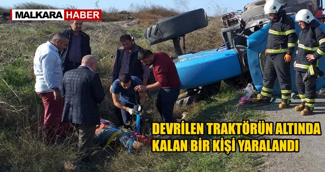 Tarla’dan Gelen Çiftçi Traktör’ün Altında Kaldı