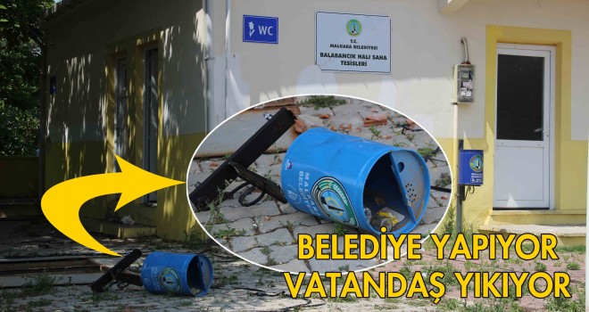 Malkara Belediyesi'nin Yaptığı Spor Tesisleri Harabeye Döndü