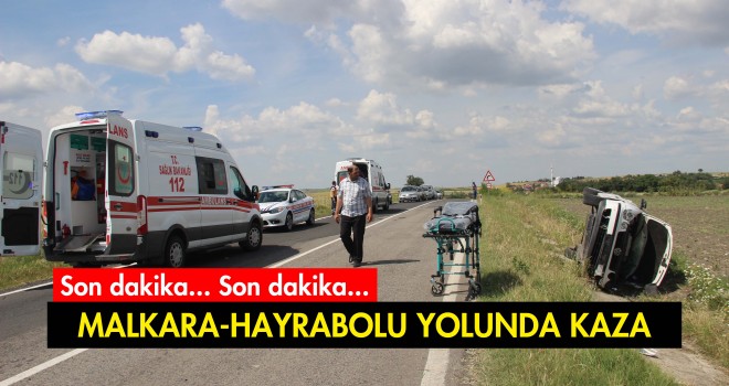 Tekirdağ’da Kaza; 6 Yaralı