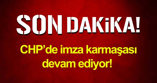 CHP'li Muharrem Erkek: Kurultay için yeterli imza yok