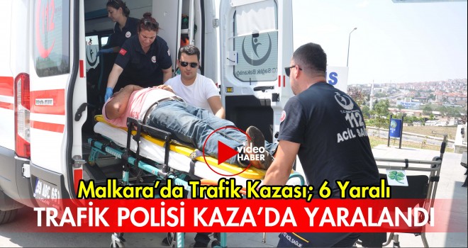 2 Otomobil Kafa Kafaya Çarpıştı: 6 Yaralı