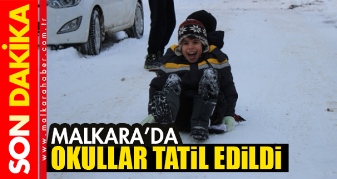 Son dakika.Malkara'da Okullara Kar Tatili!
