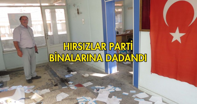 DSP Malkara Parti Bürosu Talan Edildi