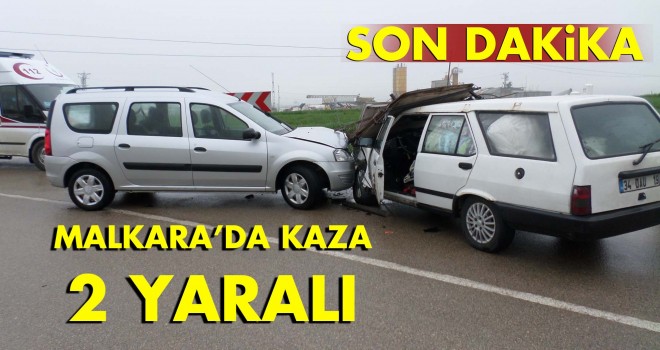 MALKARA’DA KAZA; 2 YARALI