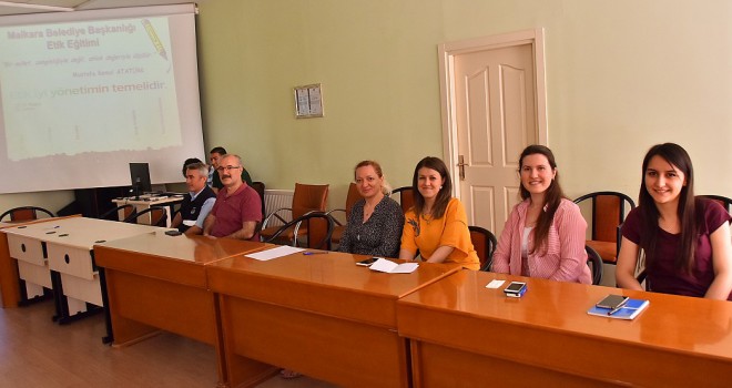 Belediye Personeline “Etik” Eğitimi