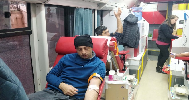 75 Ünite Kan Bağışı Yapıldı