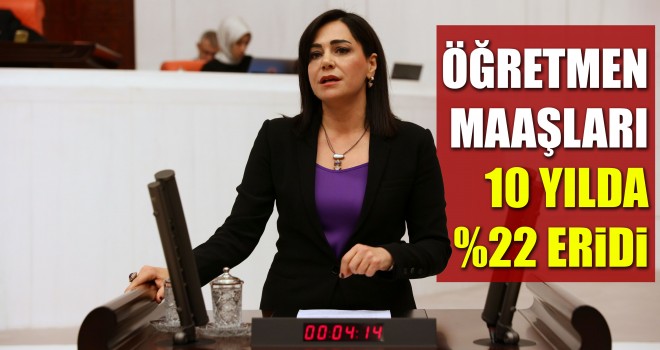 CHP Tekirdağ Milletvekili Yüceer: 'Öğretmen maaşları 10 yılda' eridi