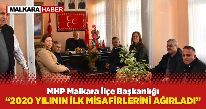 MHP Malkara İlçe Başkanı Zilbastı, Belediye Başkanını Ağırladı