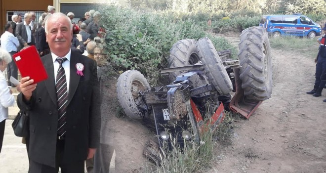 Traktör Devrildi; 1 Kişi Öldü