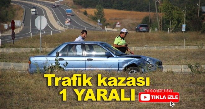 Malkara’da Trafik Kazası 1 Yaralı