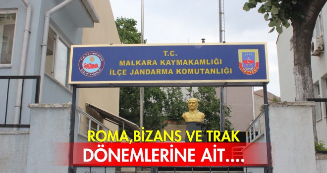 Malkara’da Tarihi Eser Operasyonu