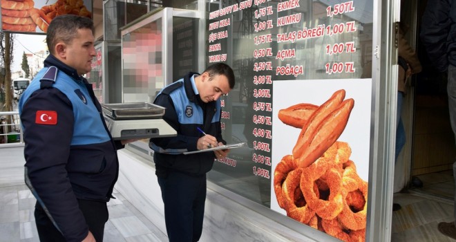 Zabıta Ekipleri Simit Fırınlarını Denetledi