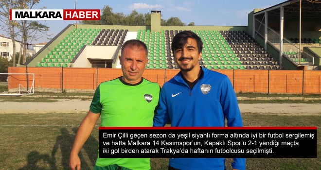 Malkara 14 Kasımspor’un Genç Futbolcusu Emir Çilli Alkış Topluyor