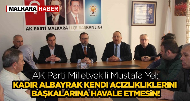 Kadir Albayrak, Sorunları Çözmek Yerine Halı Altına Süpürüyor!