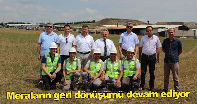 Mera Alanları Geri Dönüşüm İle Kazandırılmaya Devam Ediyor