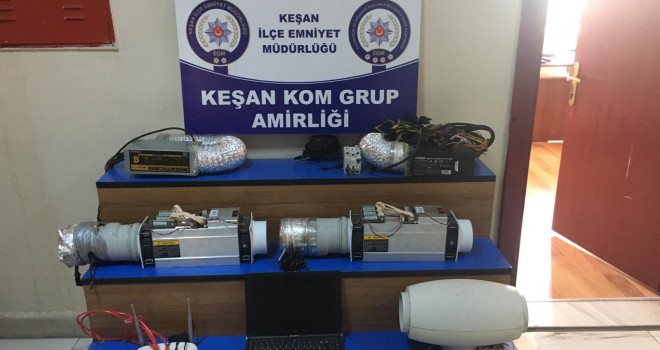 Kaçak Bitcoin Düzeneği Yakalandı