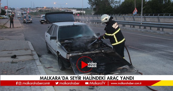 Seyir Halindeki Araç Yandı