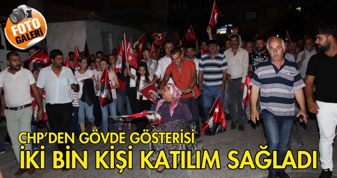 CHP'den Gövde Gösterisi