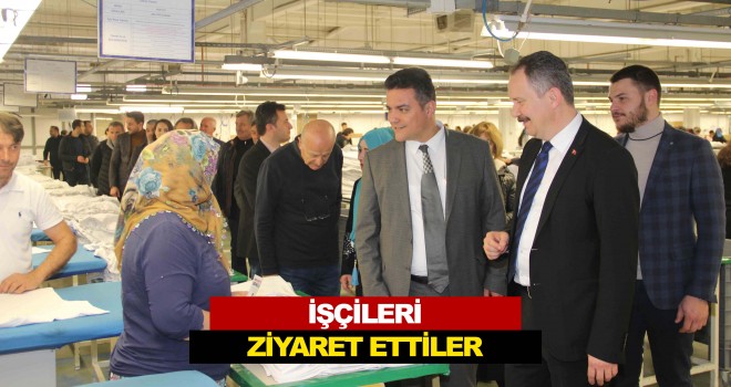 Başkan Adayları İşçileri Ziyaret Etti