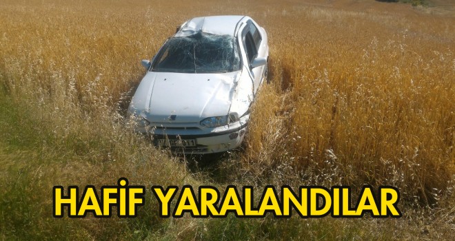 MALKARA’DA TRAFİK KAZASI 2 YARALI