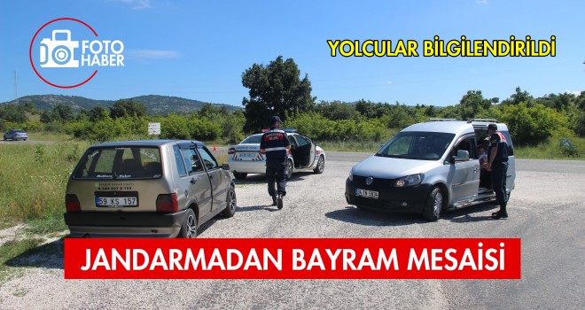 Kırklareli Jandarma’dan Bayram Mesaisi