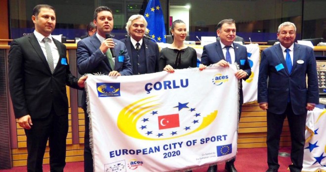 Çorlu, 2020 Avrupa Spor Kenti Unvanını Aldı