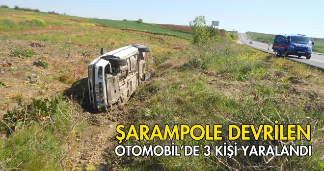 Malkara’da Trafik Kazası: 3 Yaralı