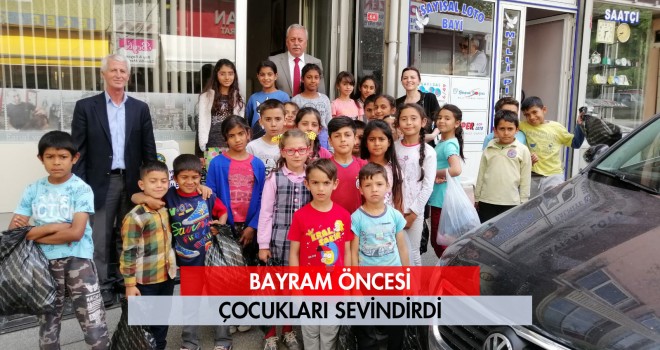 Bayram Öncesi Çocukları Sevindirdi