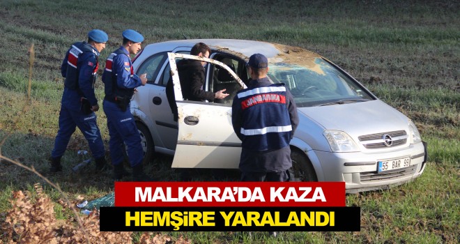 Malkara’da Trafik Kazası; 1 yaralı